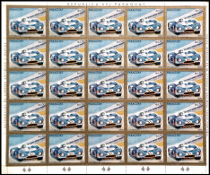 Paraguay 1223 1972 Minihojita Coches De Carreras MNH - Paraguay