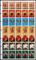 Paraguay 1346/52 1974  Minihojita Flores Flowers MNH - Paraguay