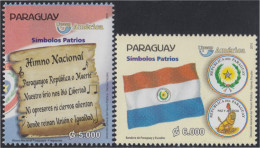 Paraguay 3041/42 2010 América UPAEP Símbolos Patrios Himno Nacional MNH - Paraguay