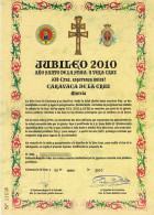 Diploma Recuerdo De La Visita Y Peregrinación A La Basílica De La Vera Cruz. Jubileo 2010 - Malta