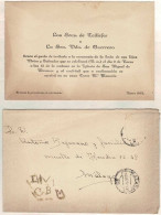 Invitación De Boda De Elvira Taillefer Pérez Y Salvador Guerrero Ramírez, 1952 - Malta