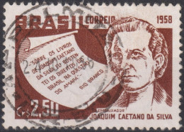 1958 Brasilien ° Mi:BR 943, Sn:BR 878, Yt:BR 660, Tribute To Joaquim Caetano E Silva - Usati