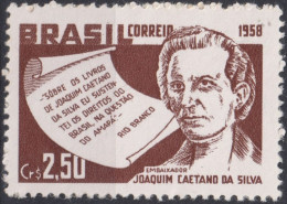 1958 Brasilien ** Mi:BR 943, Sn:BR 878, Yt:BR 660, Tribute To Joaquim Caetano E Silva - Ongebruikt