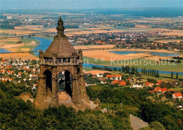 73045960 Porta Westfalica Kaiser Wilhelm Denkmal Auf Dem Wittekindsberg Fliegera - Porta Westfalica