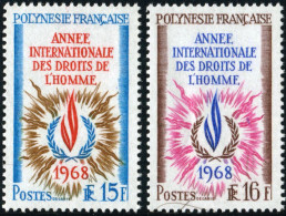 VAR1 Polinesia Francesa  French Polynesia  Nº 62/63  1968   MNH - Other & Unclassified