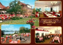 73045911 Moelln Lauenburg Restaurant Cafe Seeblick Terrasse Gastraum Moelln Laue - Moelln