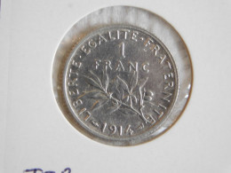 France 1 Franc 1914 SEMEUSE (648) Argent Silver - 1 Franc