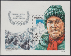 Polonia Poland HB 116 1988 Jerzy Kukuczka Alpinista Deportes Sports MNH - Otros & Sin Clasificación