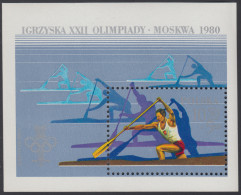 DEP5/S Polonia Poland HB 89 1980 JJOO Moscú Olympic Games Deportes Sports Remo - Sonstige & Ohne Zuordnung