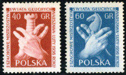 AJZ1  Polonia Poland  Nº 845/46   1956   MH - Altri & Non Classificati