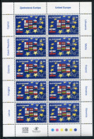 SLOVAKIA 2004 United Europe Sheetlet Of 10 MNH / **.  Michel 484 KB - Unused Stamps