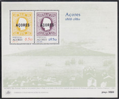 Portugal Azores HB 1 1980 Evocación De La Primera Emisión De Sellos Postales D - Autres & Non Classés