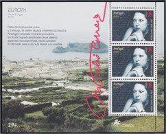 Azores HB 15 1983 Europa Mujeres Célebres Natalia Correia MNH - Otros & Sin Clasificación