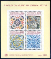 Portugal HB 39 1982 5 Siglos De Azulejos En Portugal MNH - Altri & Non Classificati