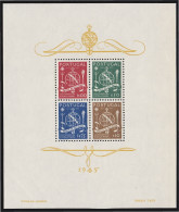 Portugal HB 9 1945 Centenario De La Escuela Naval MH - Altri & Non Classificati