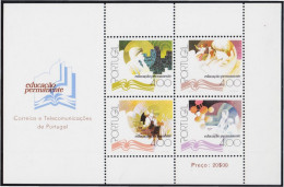 Portugal HB 21 1977 Educación Permanente MNH - Other & Unclassified