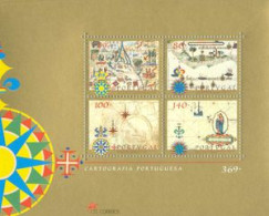 Portugal - 13-HB - 1998 Cartografía Portuguesa Mapas Hojita Bloque 4 Val. Nº 2 - Other & Unclassified