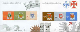 Portugal - 124/25-HB - 1996 Escudos De Distritos Portugueses 2 Hojitas Bloque  - Otros & Sin Clasificación