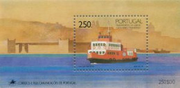 Portugal - 66-HB - 1989 Transportes Típicos De Lisboa Barco Hojita Bloque 1 Va - Andere & Zonder Classificatie