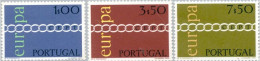 Portugal - 1107/09 - 1971 Europa Lujo - Andere & Zonder Classificatie