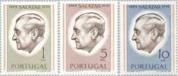 Portugal - 1116/18 - 1971 Presidente Salazar Retrato Lujo - Andere & Zonder Classificatie