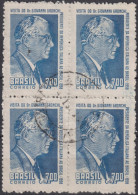 1958 Brasilien ° Mi:BR 943, Sn:BR 878, Yt:BR 660, Tribute To Joaquim Caetano E Silva - Usati