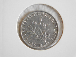 France 1 Franc 1918 SEMEUSE (653) Argent Silver - 1 Franc