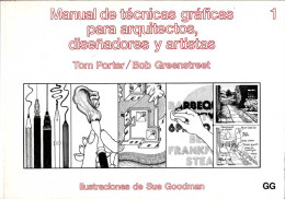 Manual De Técnicas Gráficas Para Arquitectos, Diseñadores Y Artistas Vol. 1 - Tom Porter Y Bob Greenstreet - Arts, Loisirs
