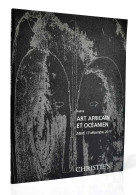 Art Africain Et Océanien. Catálogo Christie's 2011 - Bellas Artes, Ocio