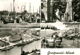 73045290 Wieck Greifswald Hafenpartien Ruine HOG Utkiek Wieck Greifswald - Greifswald