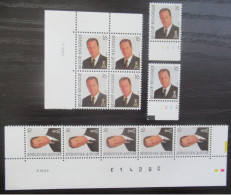 2532 - Postfris ** - Drukdatums En Volledige Set Plaatnummers - 1993-2013 King Albert II (MVTM)