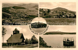 73045216 Geising Erzgebirge Panorama Altenberg Zinnwald Kirche Gr Galgenteich Mi - Geising