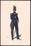 +++ CPA  Militaria - Soldat - Uniforme - Costumes Militaires Belges - Génie Officier 1830 - Illustrateur Demart // - Uniformes