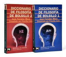 Diccionario De Filosofía De Bolsillo. 2 Tomos - José Ferrater Mora - Woordenböken,encyclopedie