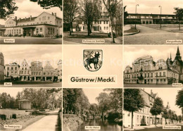 73044142 Guestrow Mecklenburg Vorpommern Bahnhof Kurhaus Am Inselsee Kongresshal - Güstrow