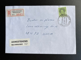 NETHERLANDS 1991 REGISTERED LETTER 'S GRAVENHAGE VALERIUSSTRAAT TO VIANEN 28-01-1991 NEDERLAND AANGETEKEND - Storia Postale