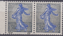 18172 Variété : N° 1234A  Type Semeuse Signatures ROTY Et PIEL Doublées Tenant à Normal ** - Unused Stamps