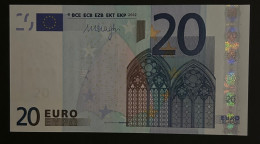 CRBS1080 BILLETE 20 EUROS FIRMA DRAGHI SERIE L SIN CIRCULAR - Spain