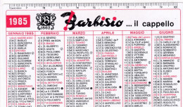 Calendarietto - Barbisio Il Cappello - Anno 1985 - Petit Format : 1981-90