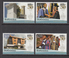 2013 Barbados University Of West Indies Complete Set Of 4 MNH - Barbados (1966-...)