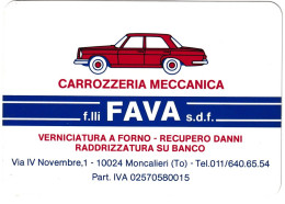 Calendarietto - Carrozzeria Meccanica - F.lli Fava - Moncalieri - Torino - Anno 1985 - Petit Format : 1981-90