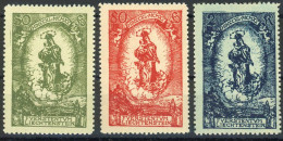 Liechtenstein 1920 Michel Nummer 40-42 Gefalzt - Gebruikt