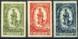 Liechtenstein 1920 Michel Nummer 40-42 Gefalzt - Gebraucht