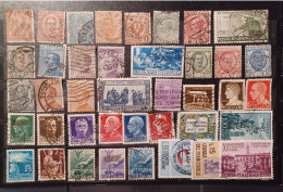 Italia 1863 - 1967 Lotto 40 Valori Usati - Colecciones