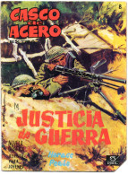 Casco De Acero Extra Nº 8. Justicia De Guerra - Autres & Non Classés
