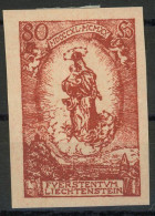 Liechtenstein 1920 Michel Nummer 41U Gefalzt - Gebruikt
