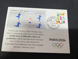 5-3-2024 (2 Y 12) Paris Olympic Games 2024 - Olympic Flame Route Security Measures From 8 May 2024 - Verano 2024 : París