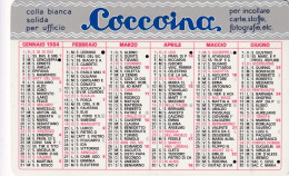 Calendarietto - Coccoina - Zenith - Voghera - Anno 1984 - Petit Format : 1981-90