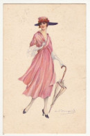 Cartolina - Illustratore Bompard - Donnina - 915 3 - Bompard, S.