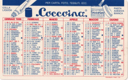 Calendarietto - Coccoina - Zenith - Voghera - Anno 1986 - Small : 1981-90